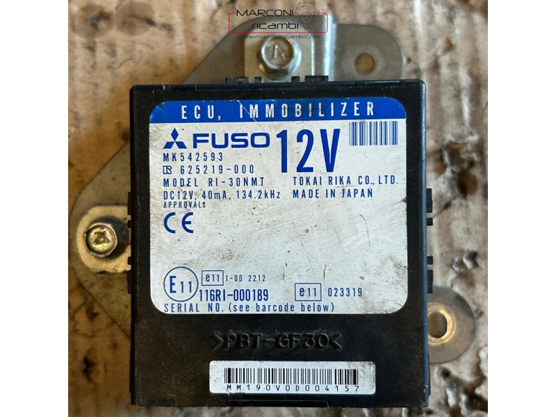 CENTRALINA  ECU IMMOBILIZER MITSUBISHI 625219-000 MK542593