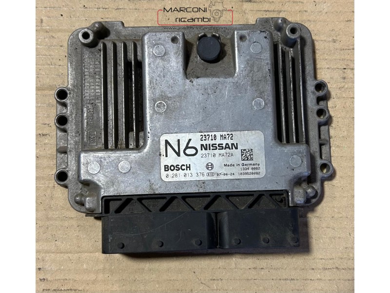 CENTRALINA MOTORE NISSAN 0 281 013 376 23710 MA72