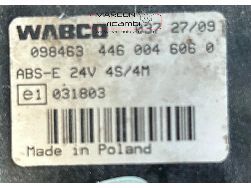 CENTRALINA IVECO 031803 WABCO 446 004 606 0