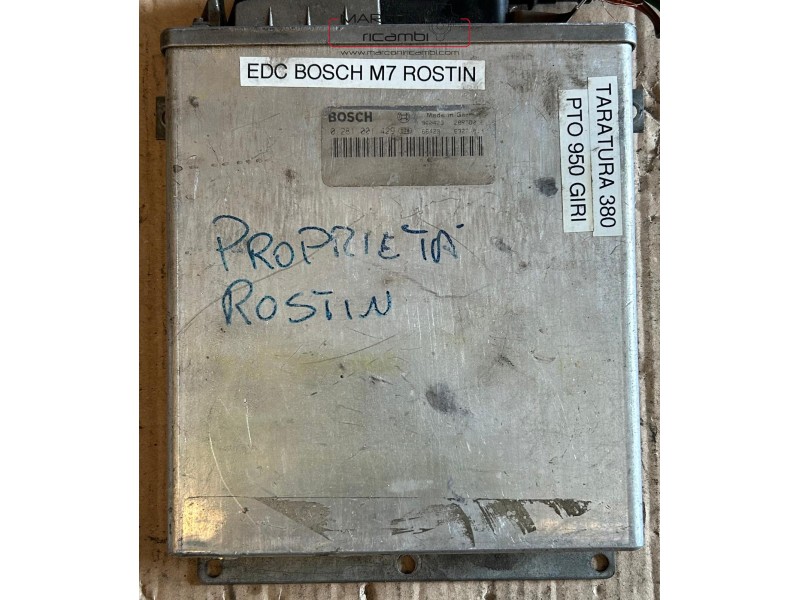CENTRALINA EDC BOSCH M7 ROSTIN 0 281 001 429