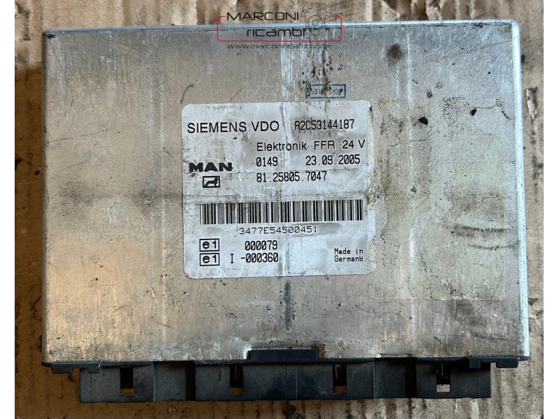 CENTRALINA MOTORE MAN A2C53144187 81.25805.7047