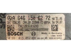 CENTRALINA MOTORE MERCEDES A 646 150 62 72 BOSCH 0 281 015 052