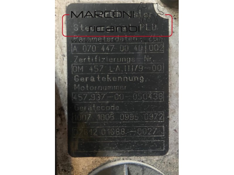 CENTRALINA MERCEDES 000 446 20 40 ZGS 001