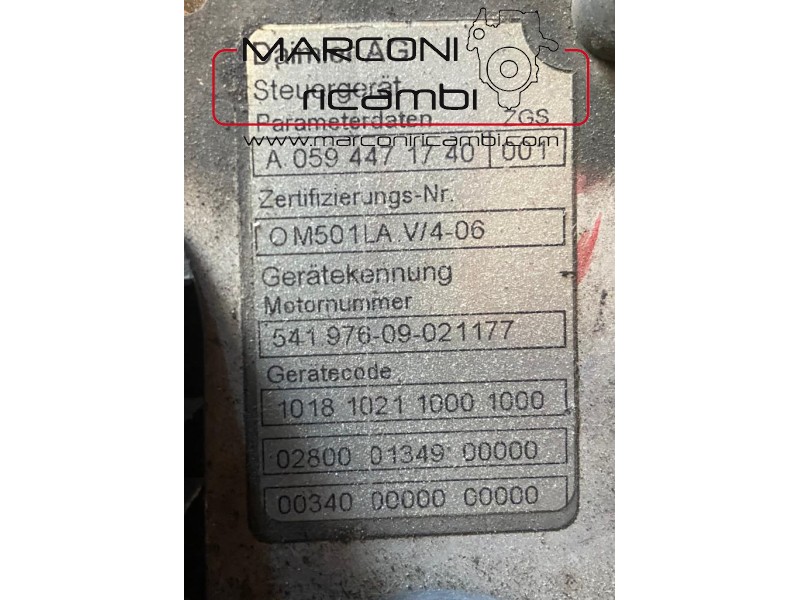 CENTRALINA MERCEDES 007 446 77 40 ZGS 002
