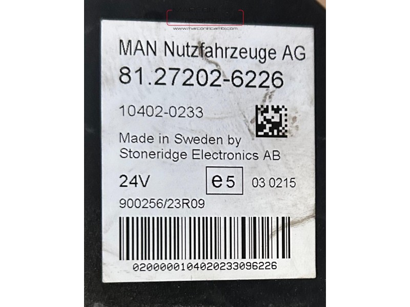 QUADRO STRUMENTI MAN 81.27202-6226 10402-0233