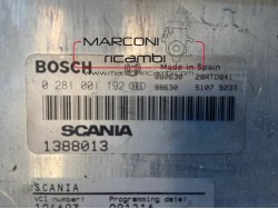 CENTRALINA SCANIA BOSCH 0 281 001 192