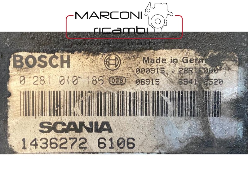 CENTRALINA SCANIA BOSCH 0 281 010 186