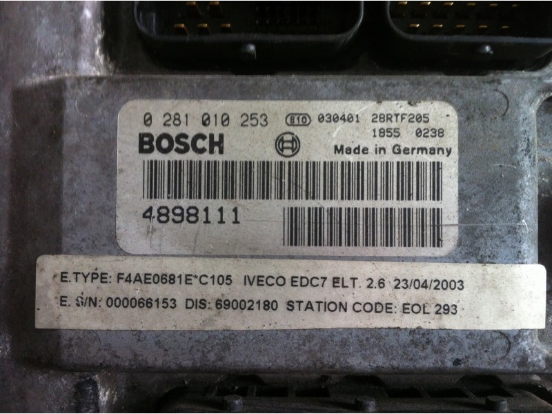 Centralina Motore ECU Iveco Eurocargo Tector 100E18 120E18